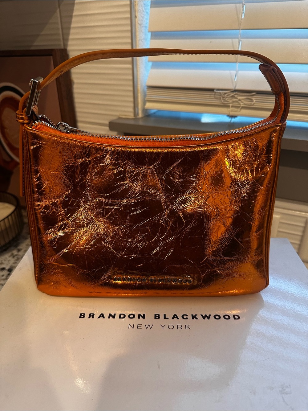 Brandon Blackwood | Cortni Bag (Metallic Orange)